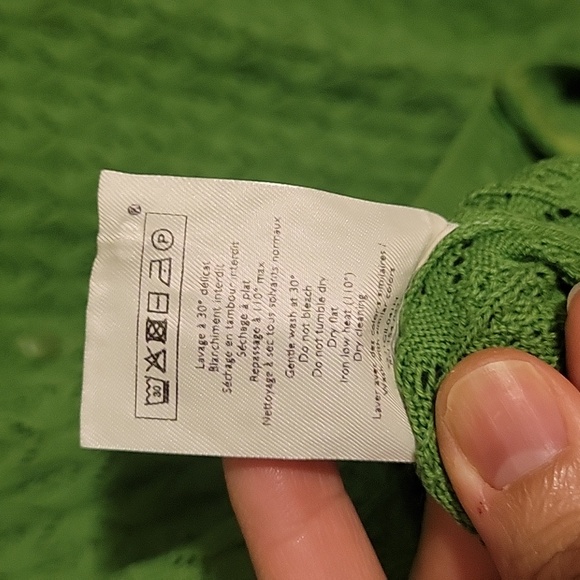 Sezane Adela 100% Organic Cotton Cardigan - Picture 8 of 10